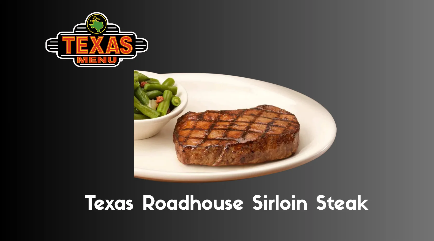 Juicy Texas Roadhouse sirloin steak grilled to perfection, topped with butter and served hot—click to see this mouthwatering classic up close!